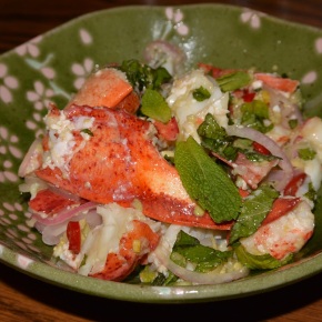 Salade d’homard asiatique / Asian lobster salad